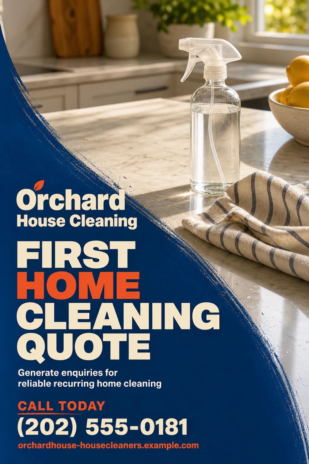 house cleaning service flyer template