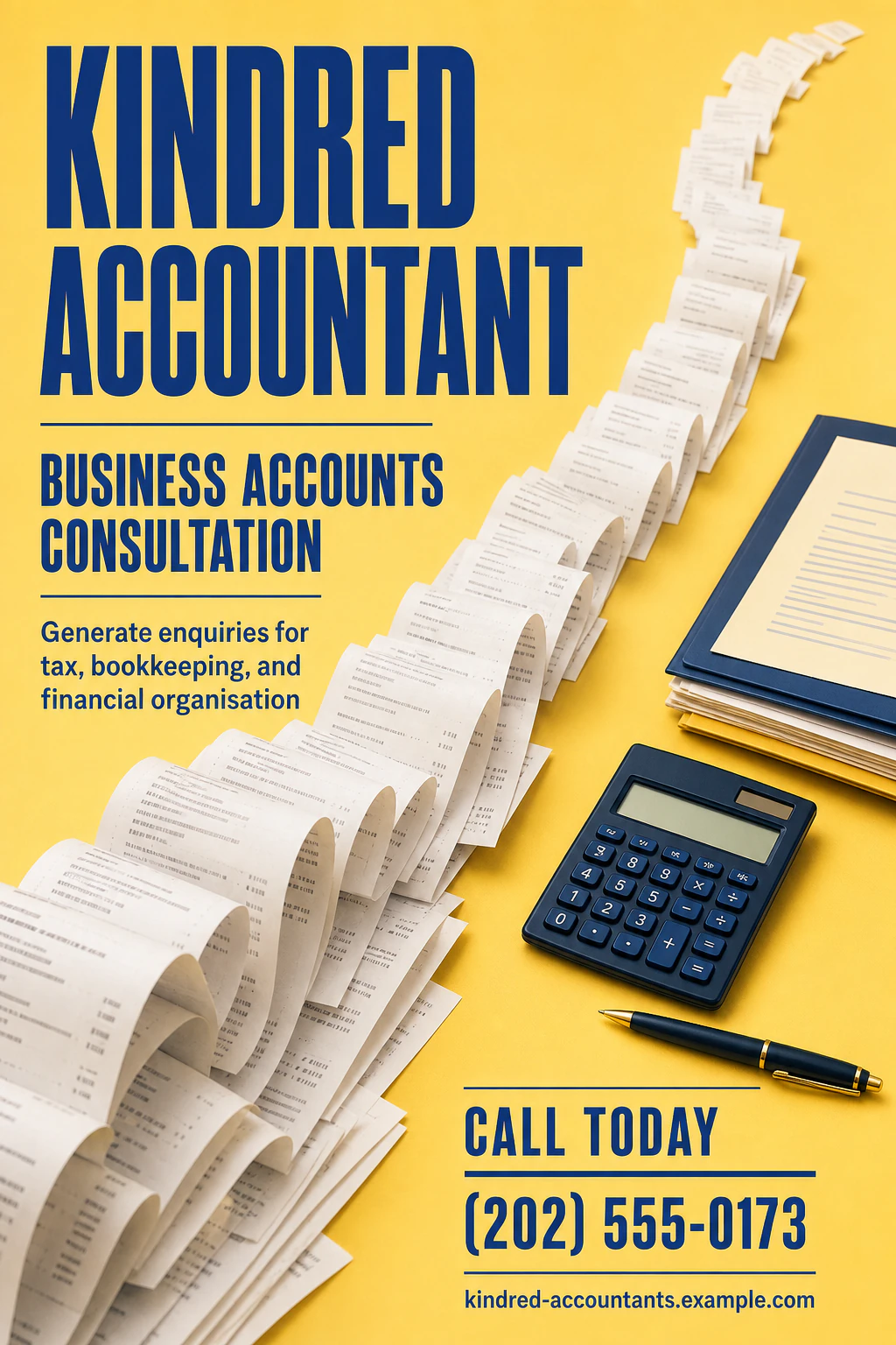 accountant flyer template