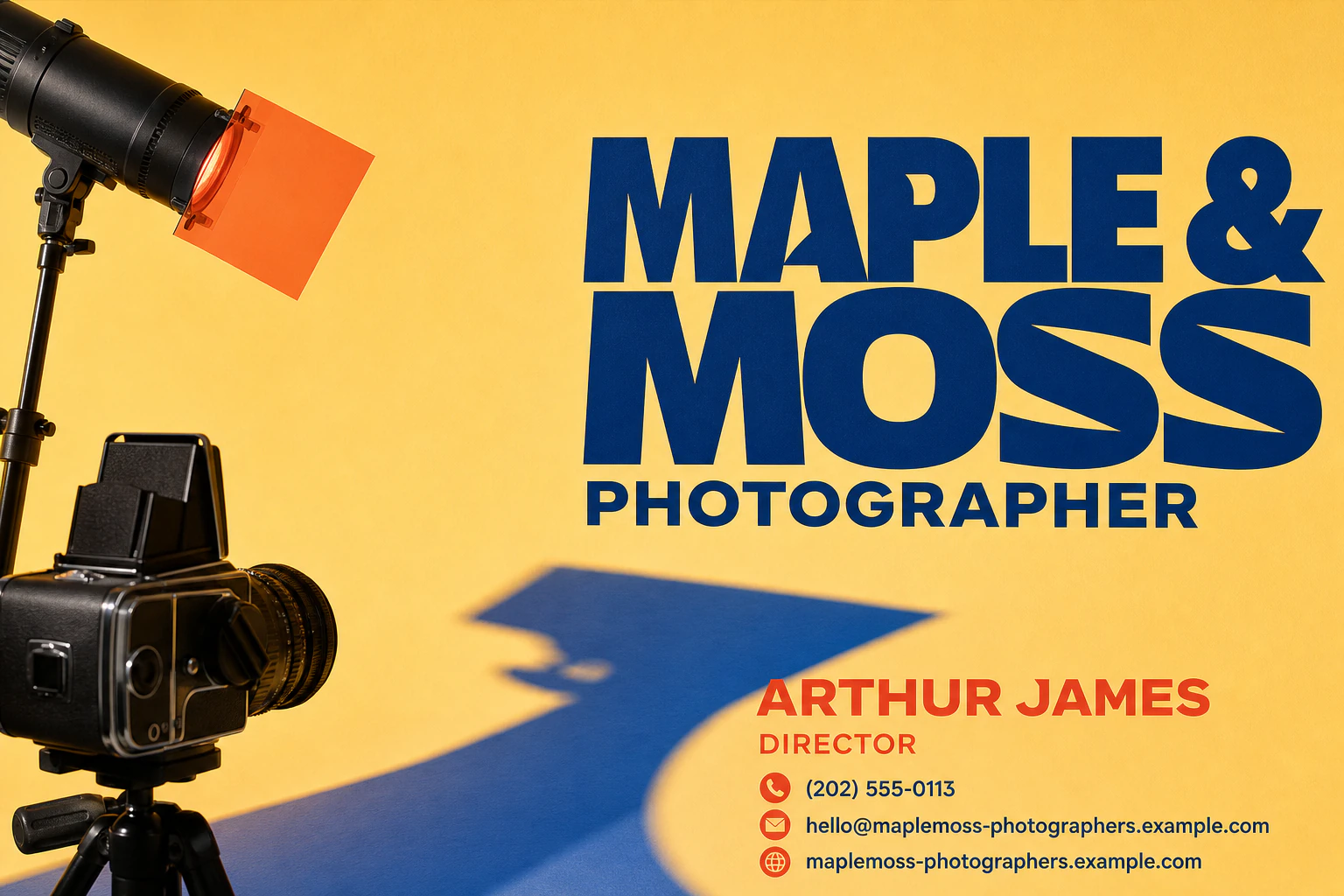 photographer business card template