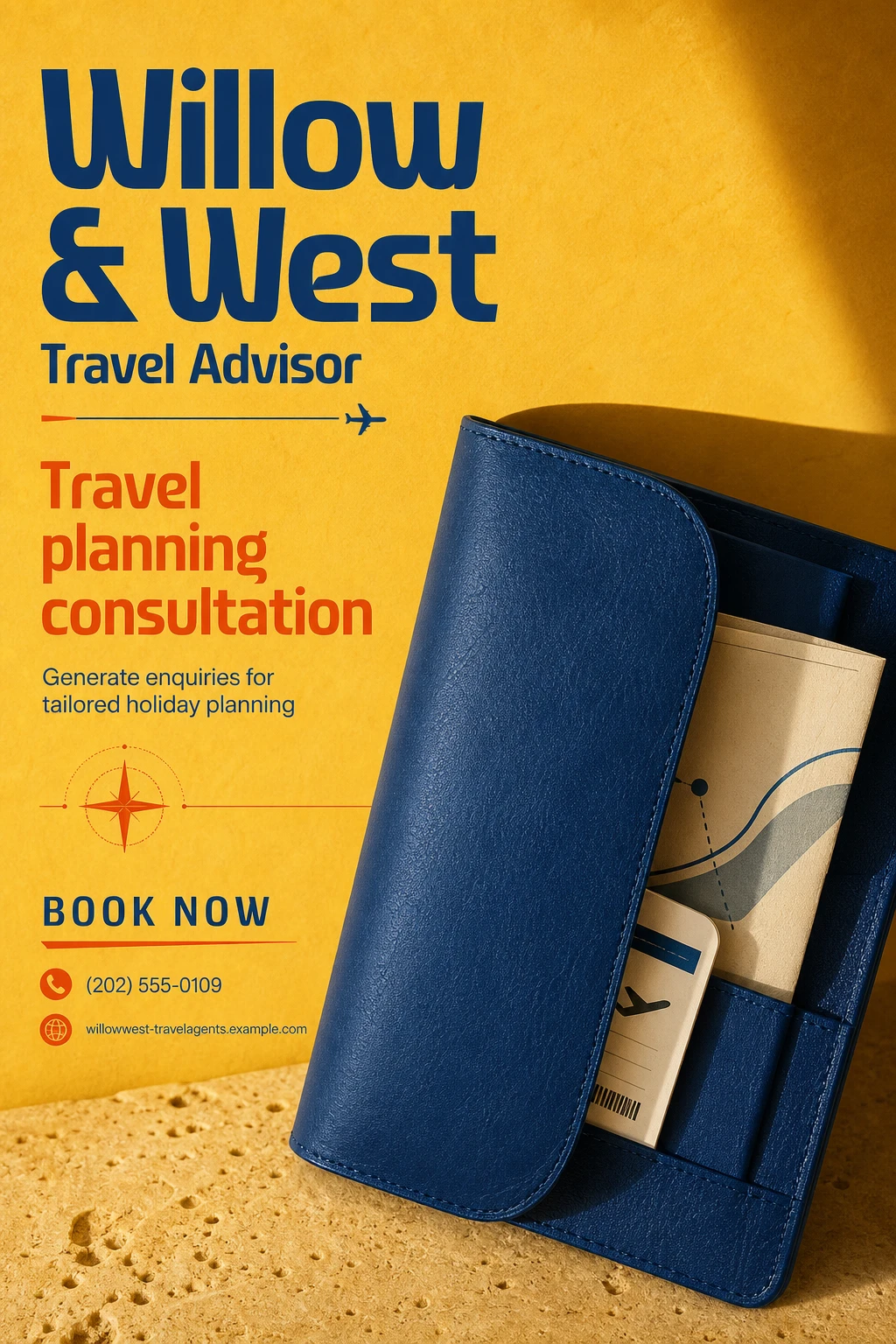 travel advisor flyer template