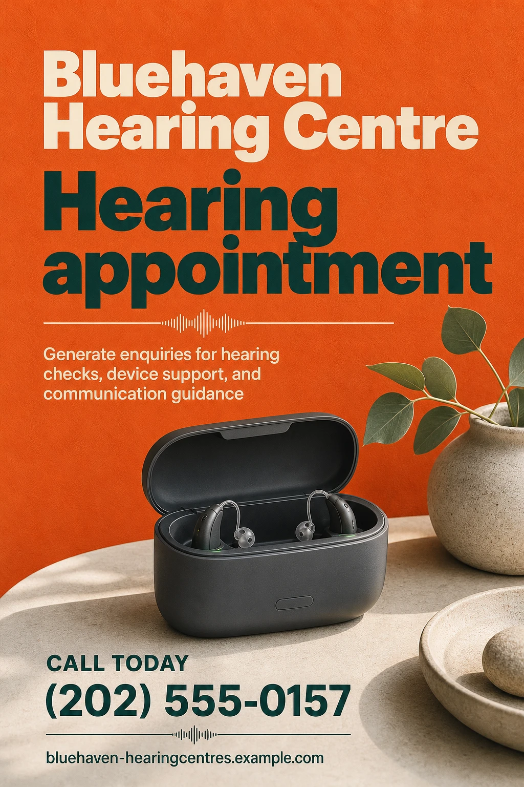 hearing centre flyer template