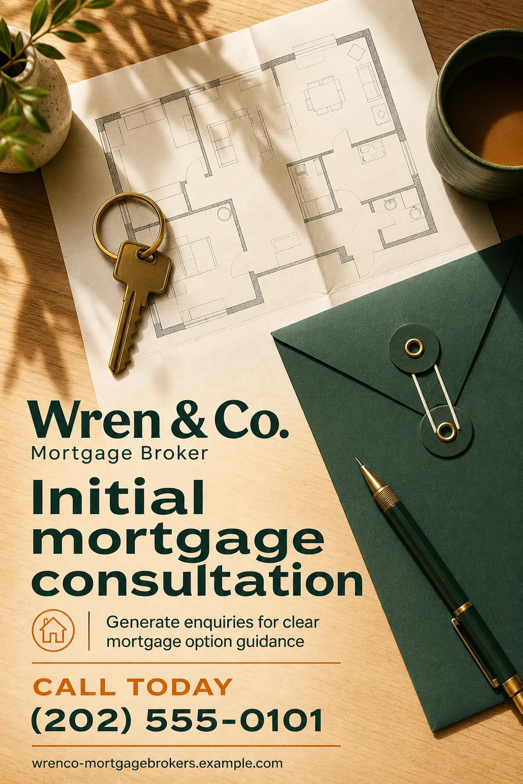 mortgage broker flyer template