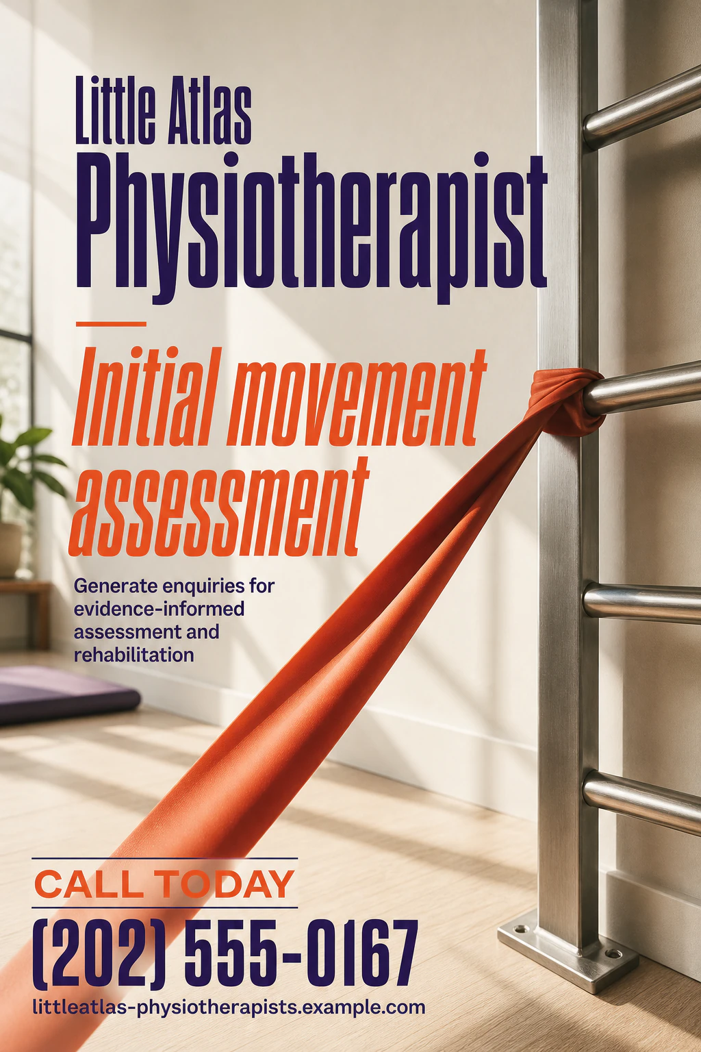 physiotherapist flyer template