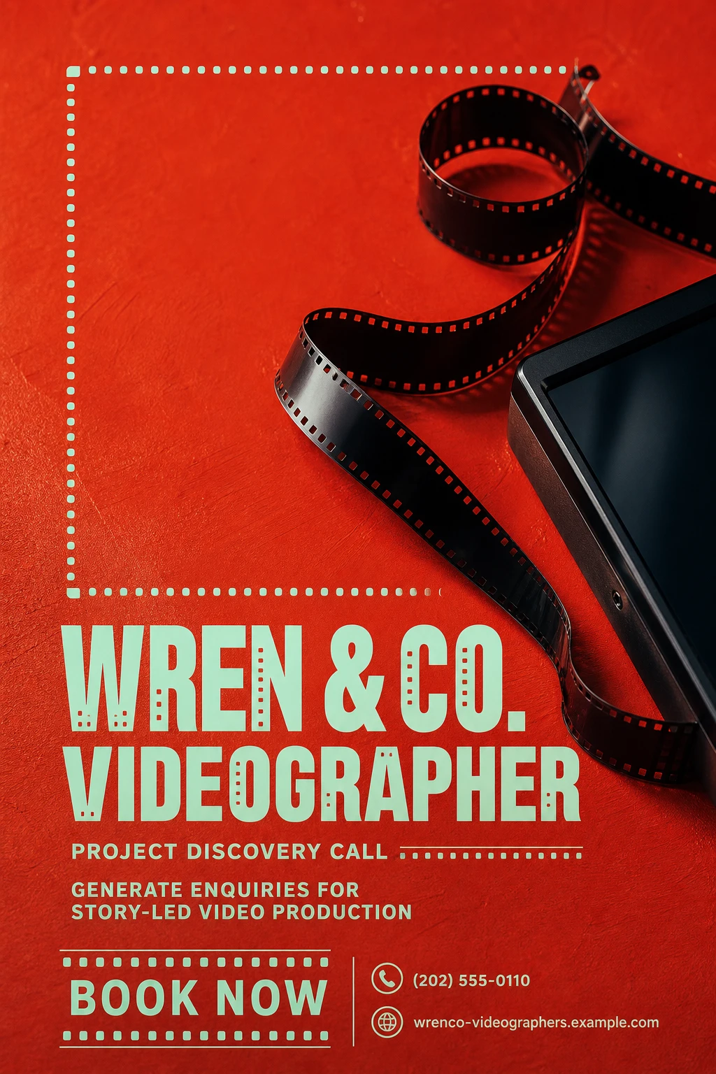 videographer flyer template