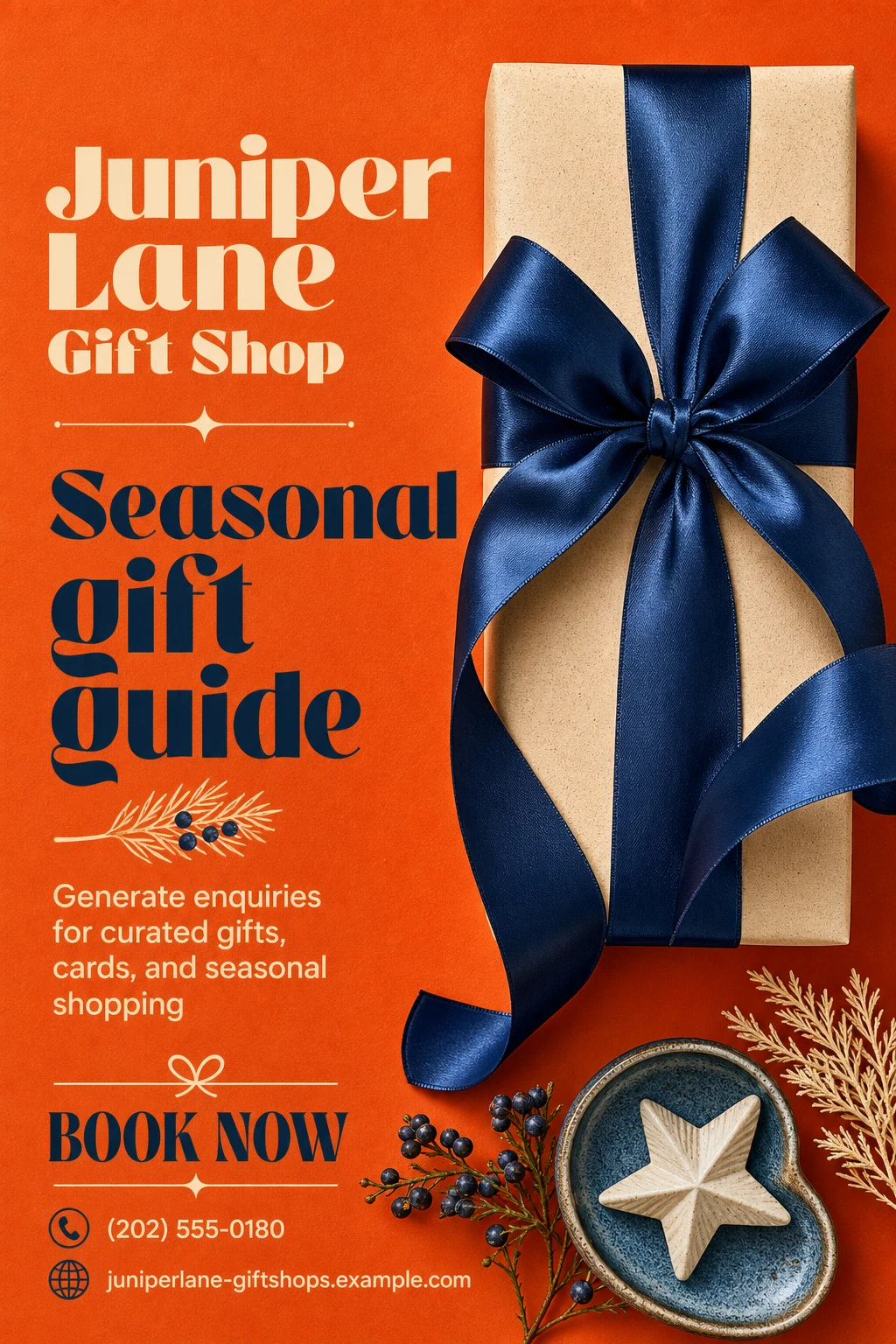 gift shop poster template