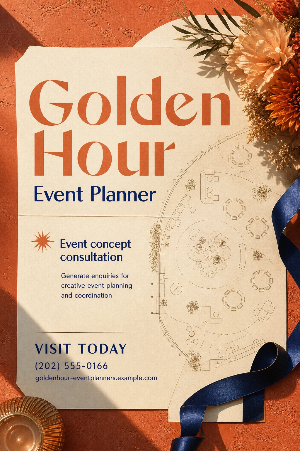 event planner poster template