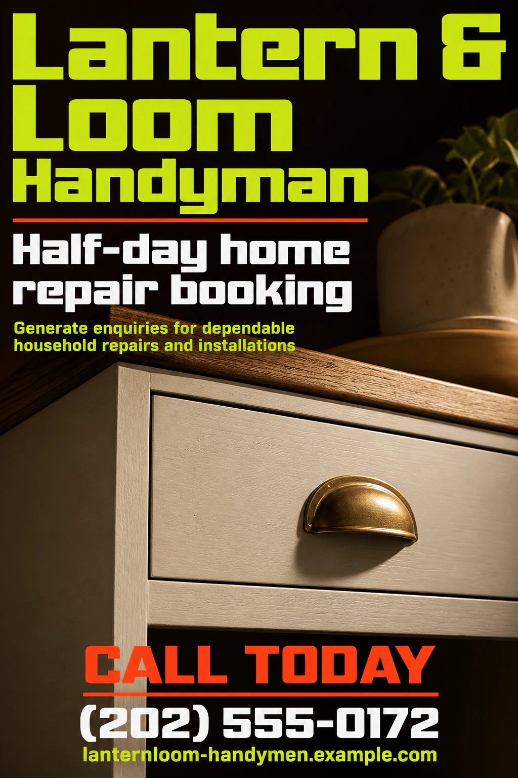 handyman flyer template