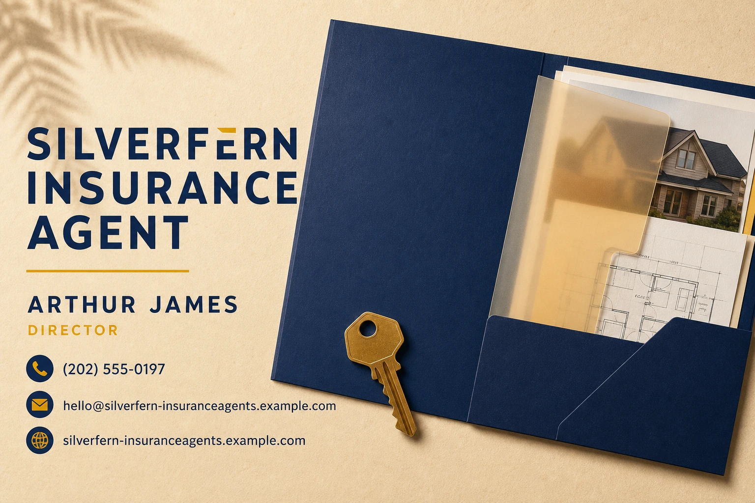 insurance agent business card template