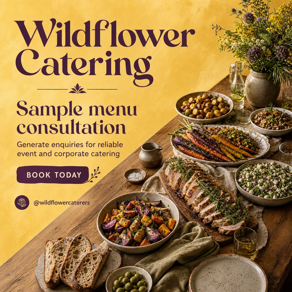 catering company social post template