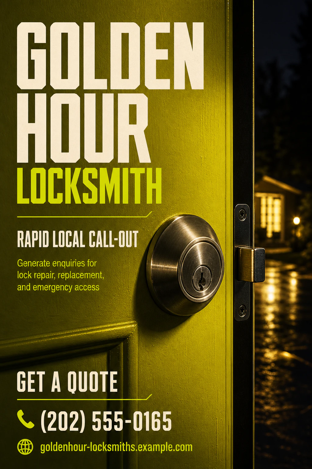 locksmith flyer template