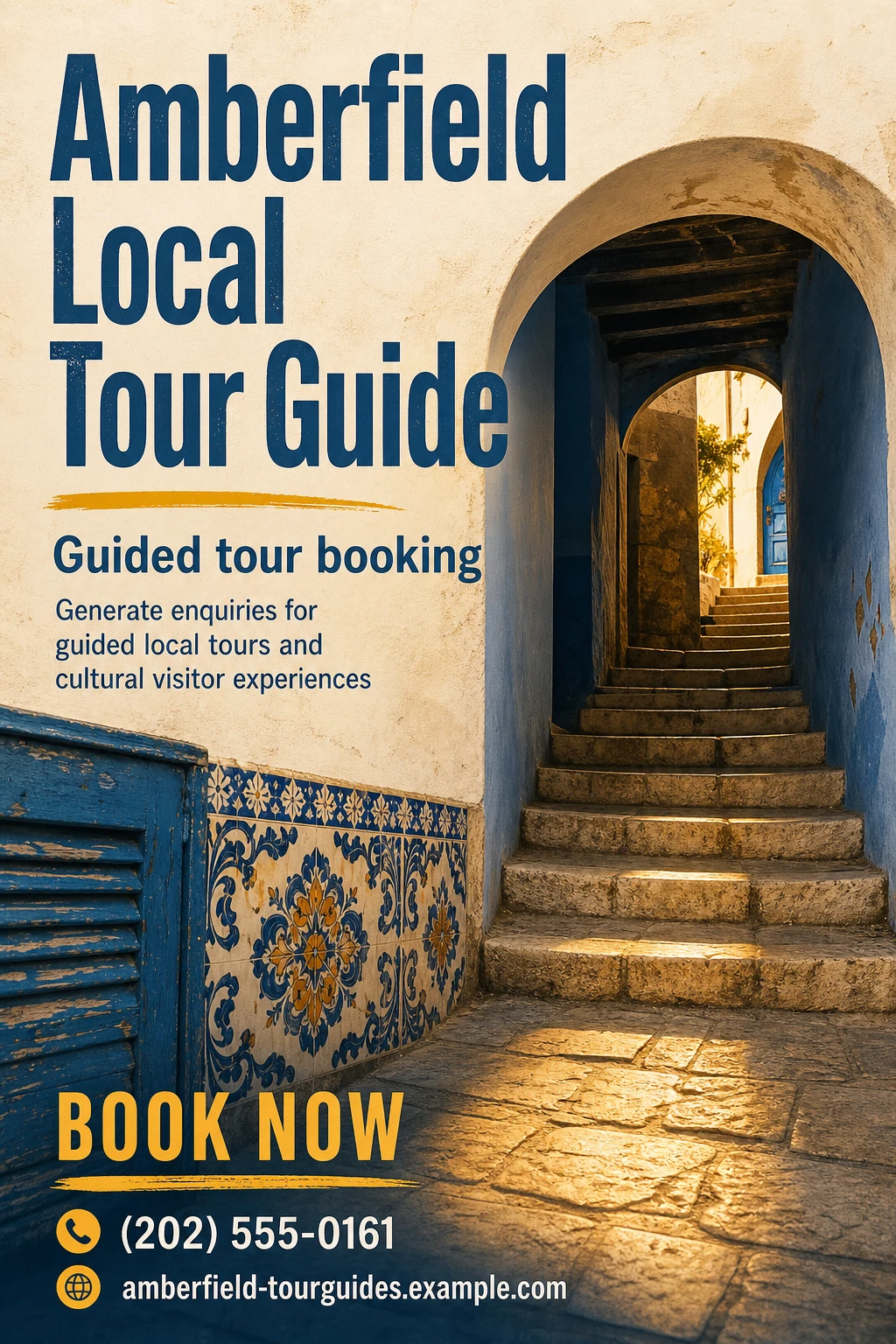 local tour guide flyer template