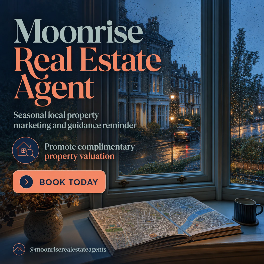 real estate agent social post template: promote complimentary property valuation