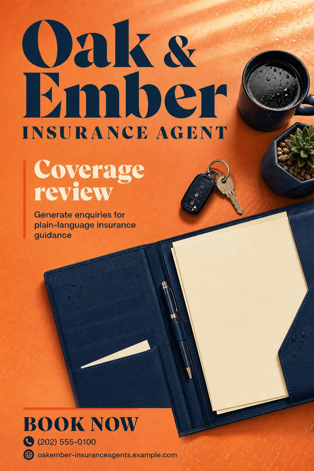 insurance agent flyer template