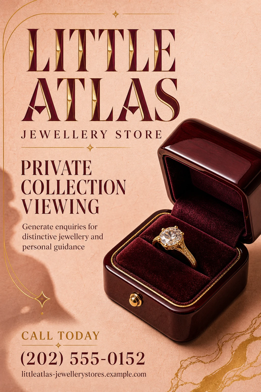 jewellery store flyer template