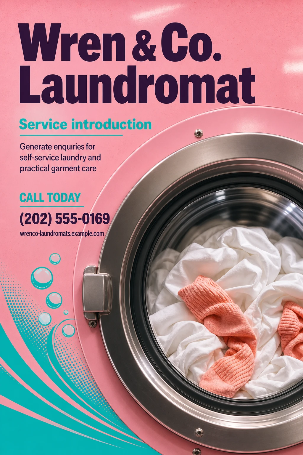 laundromat flyer template