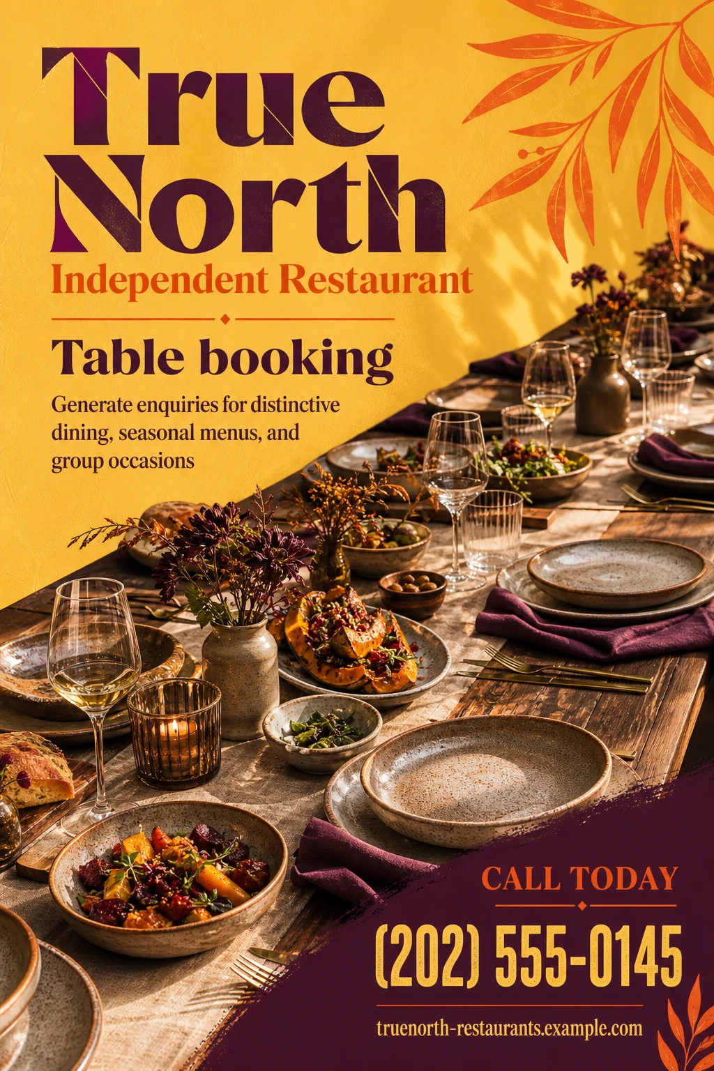 restaurant flyer template