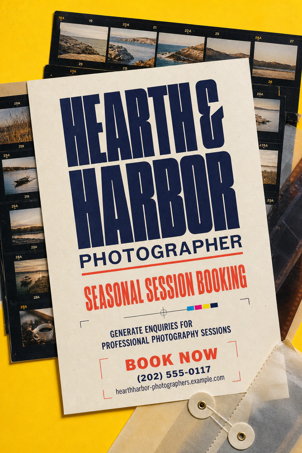 photographer flyer template