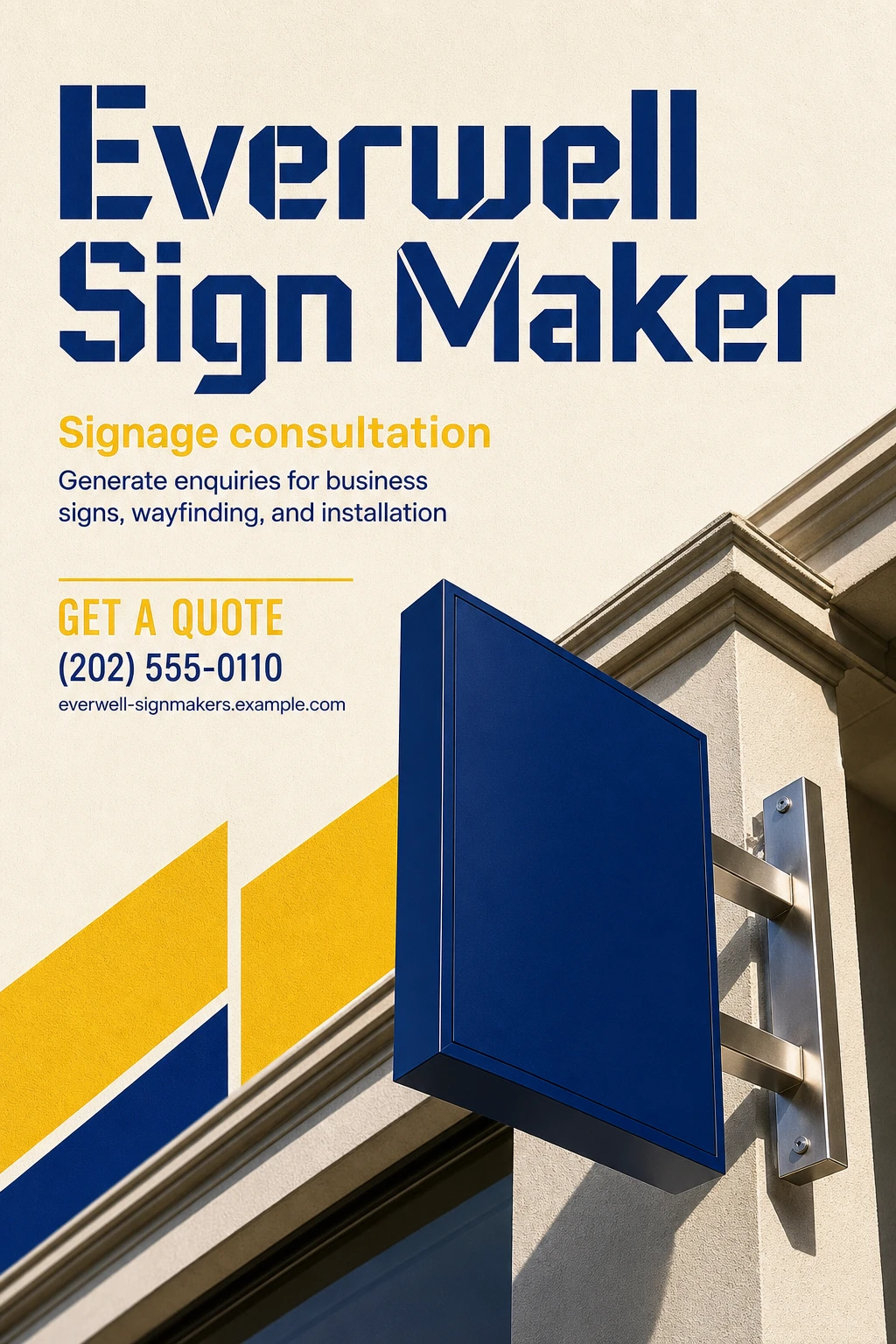 sign maker flyer template