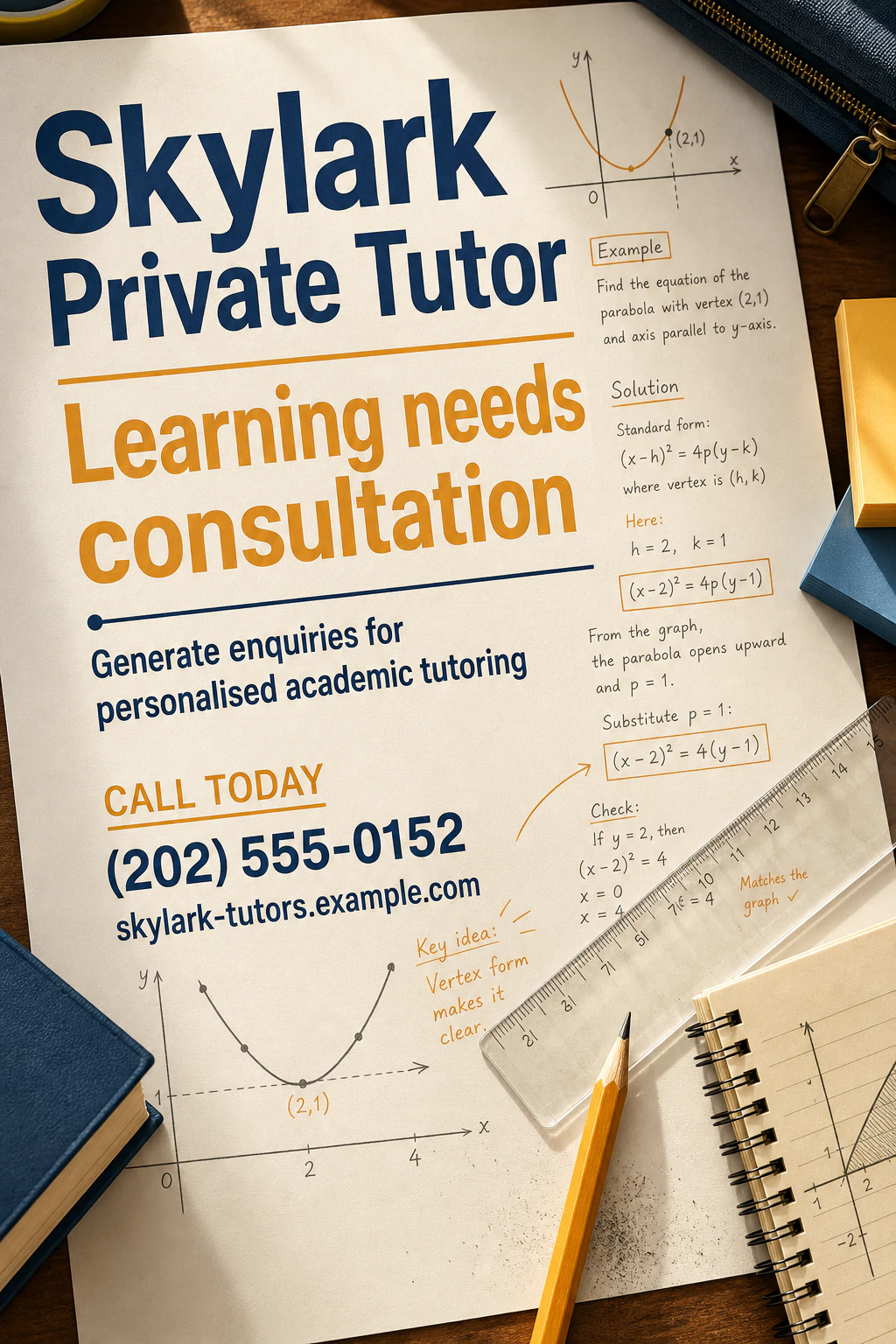 private tutor flyer template