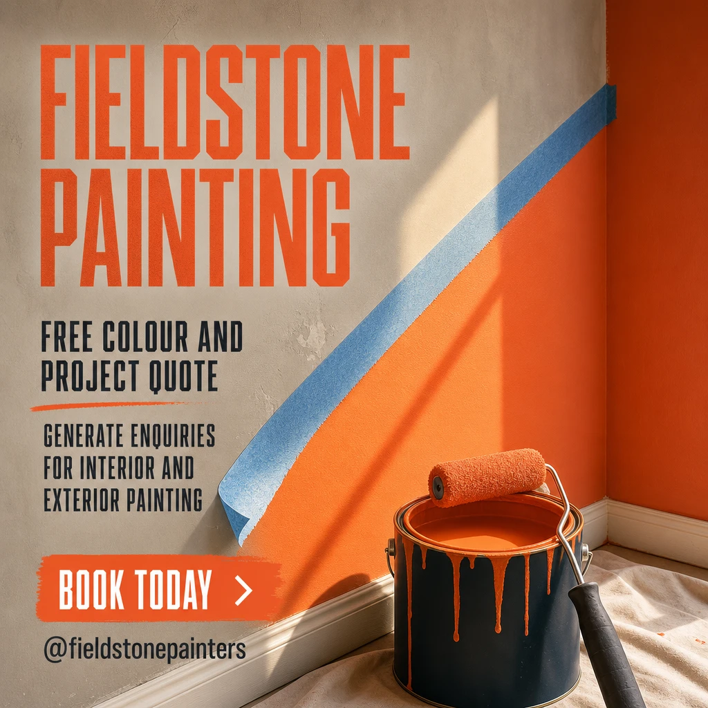 painting service social post template