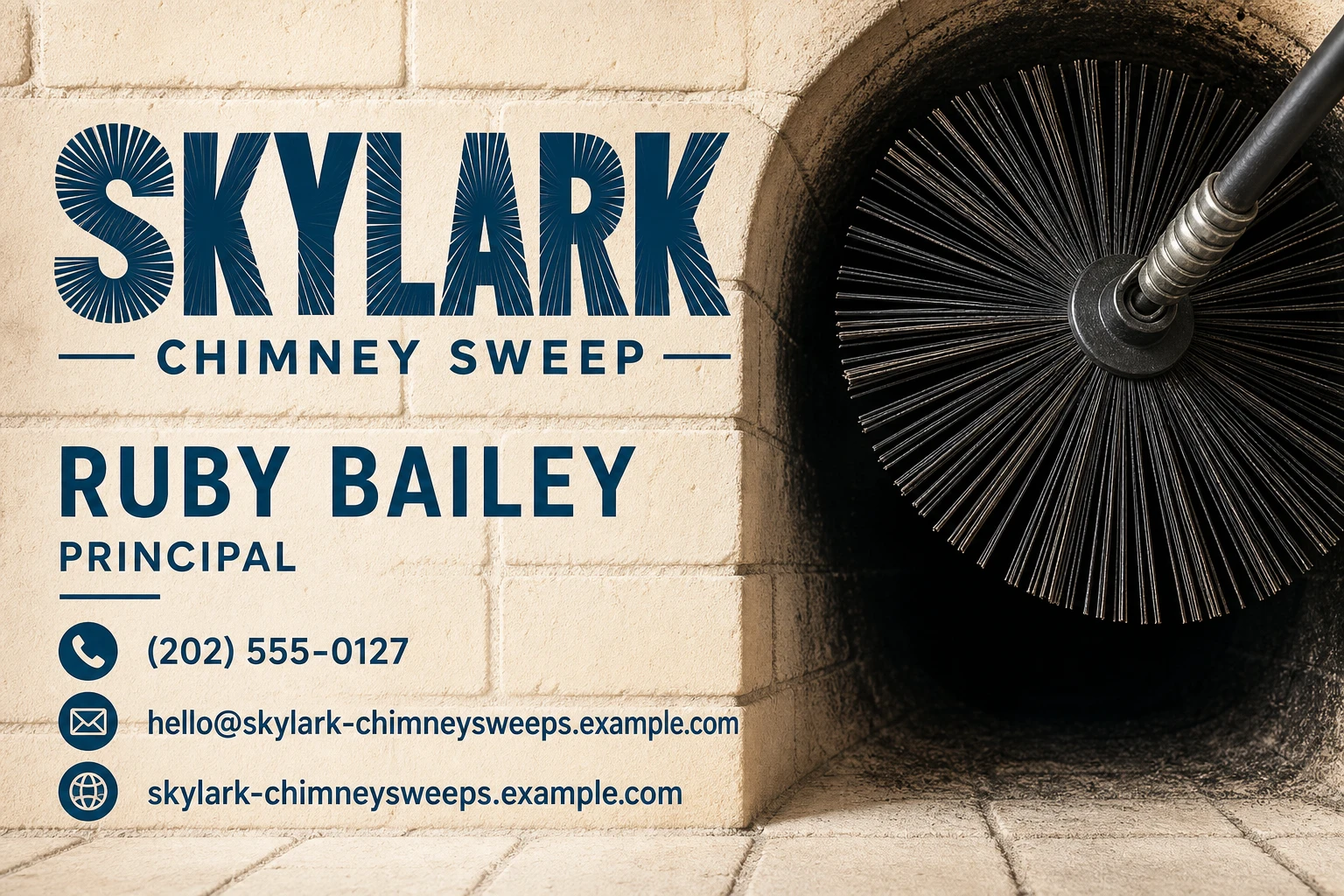 chimney sweep business card template