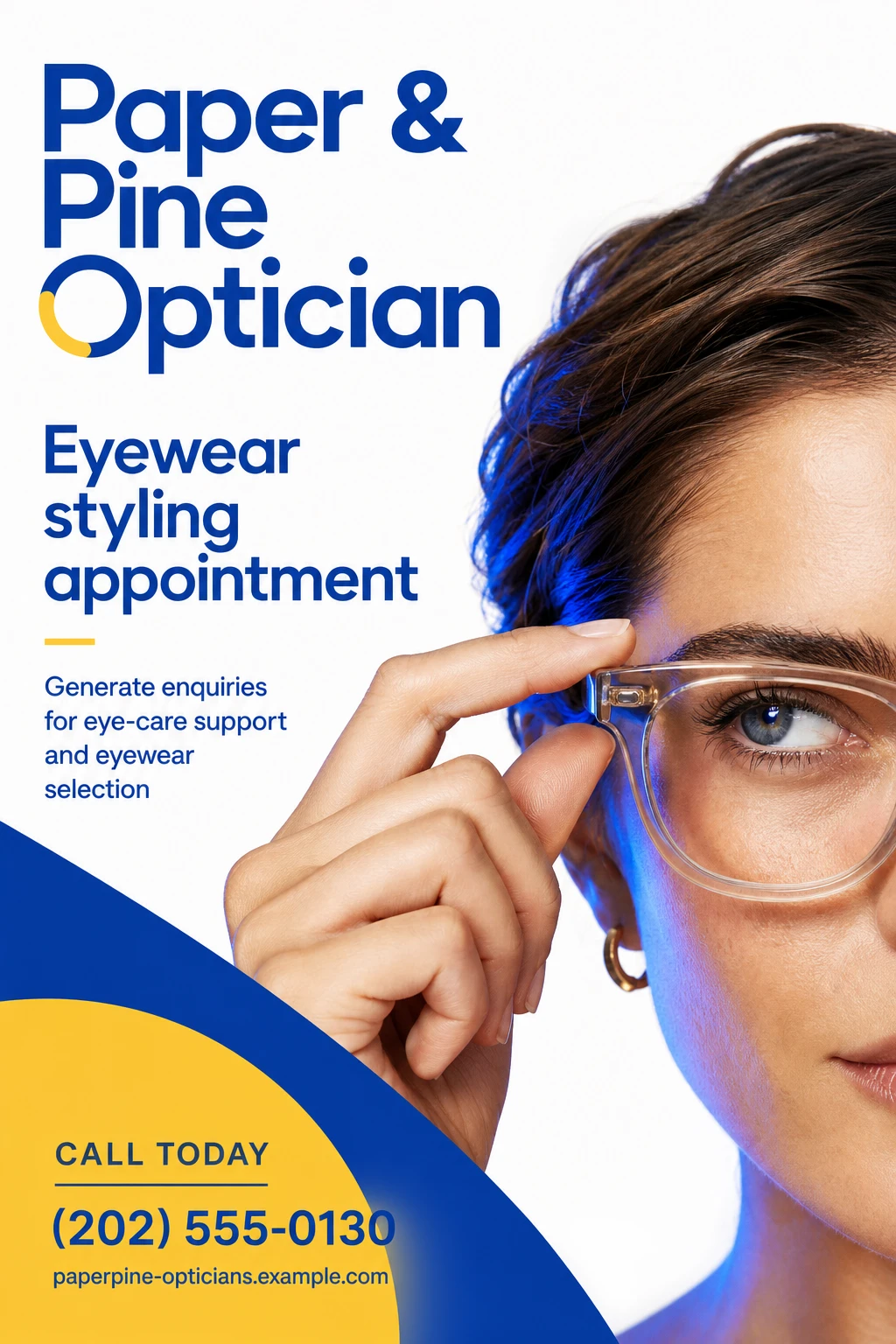 optician flyer template