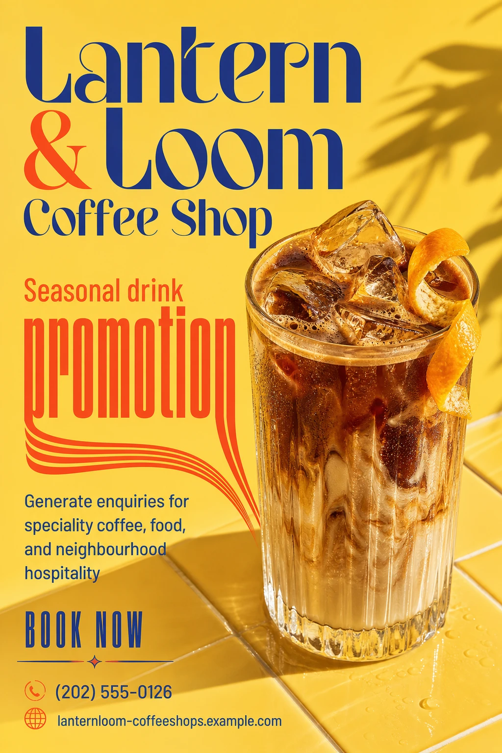 coffee shop flyer template