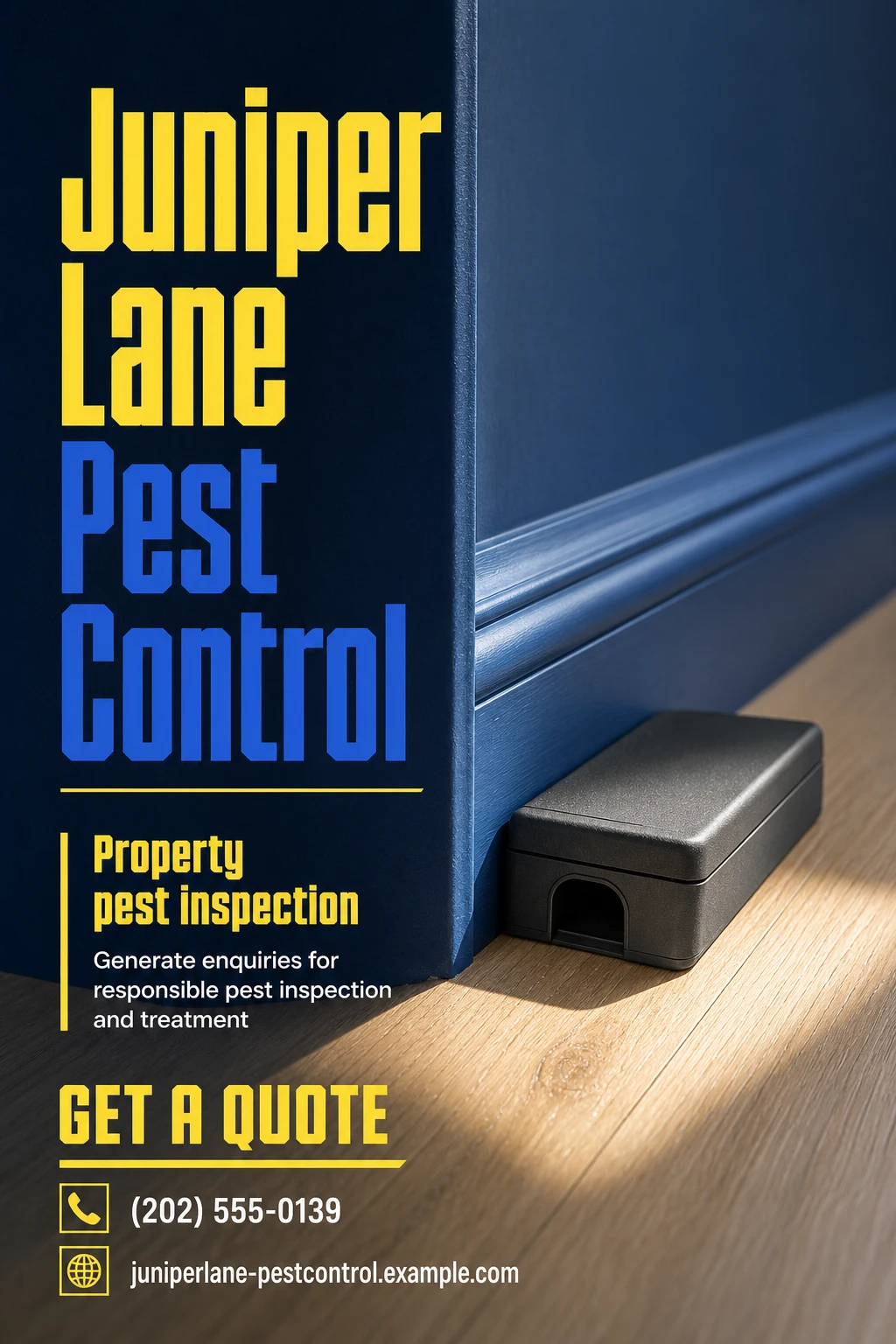 pest control service flyer template