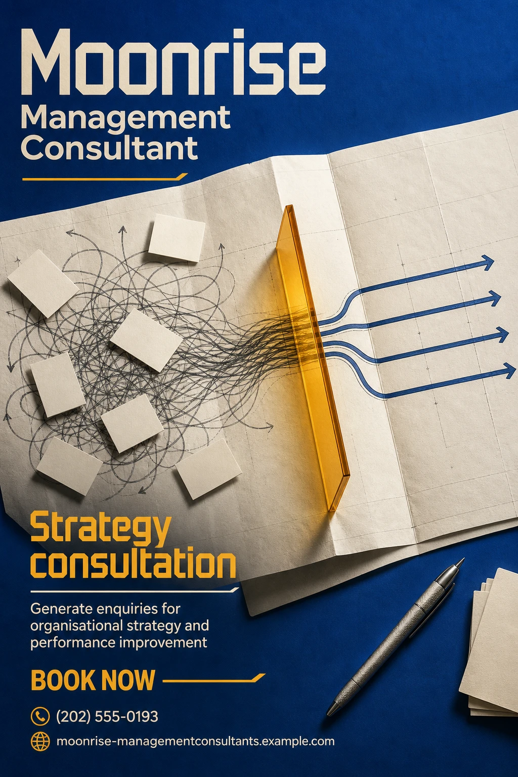 management consultant flyer template