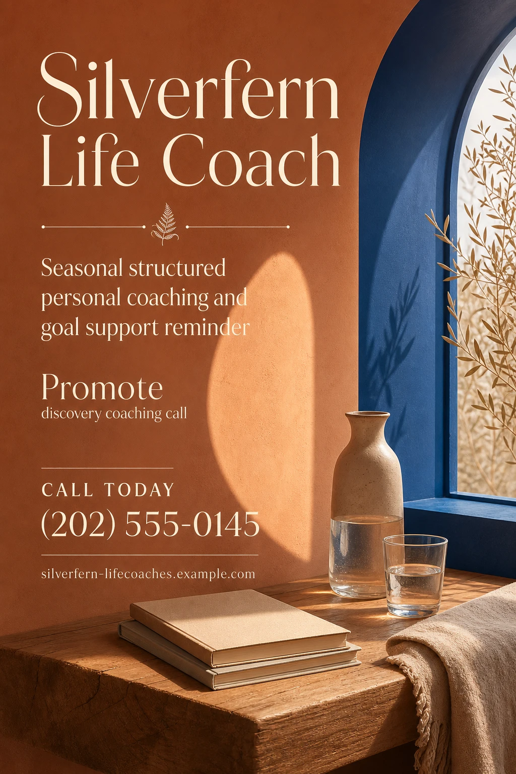 life coach flyer template: promote discovery coaching call
