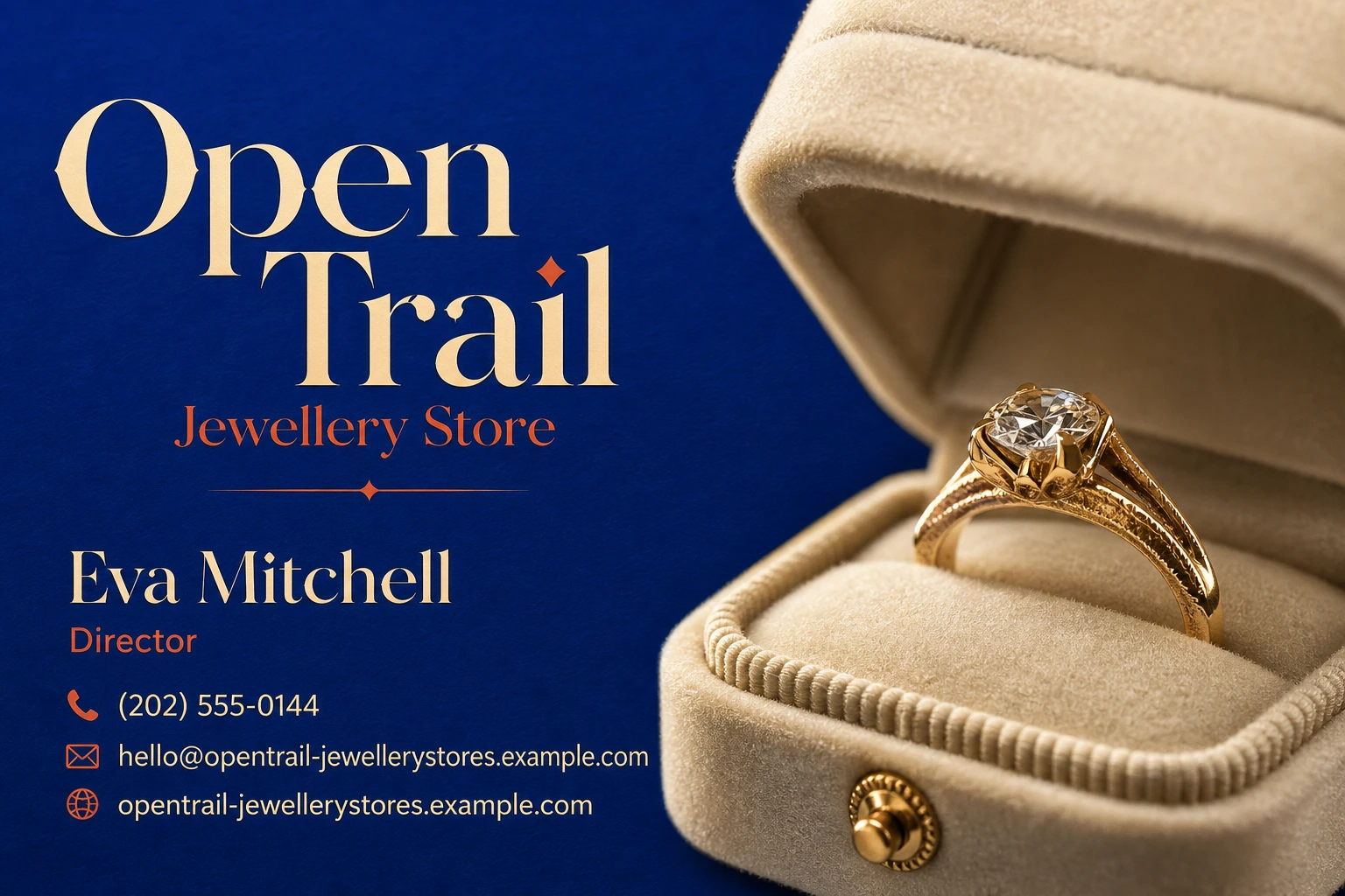 jewellery store business card template