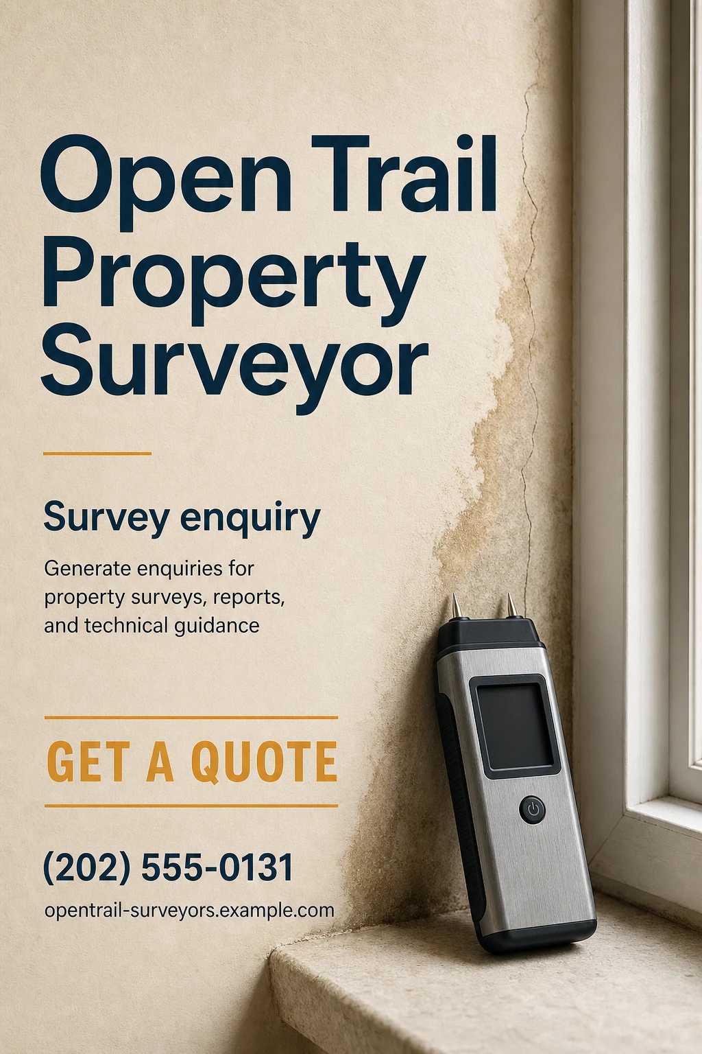 property surveyor flyer template