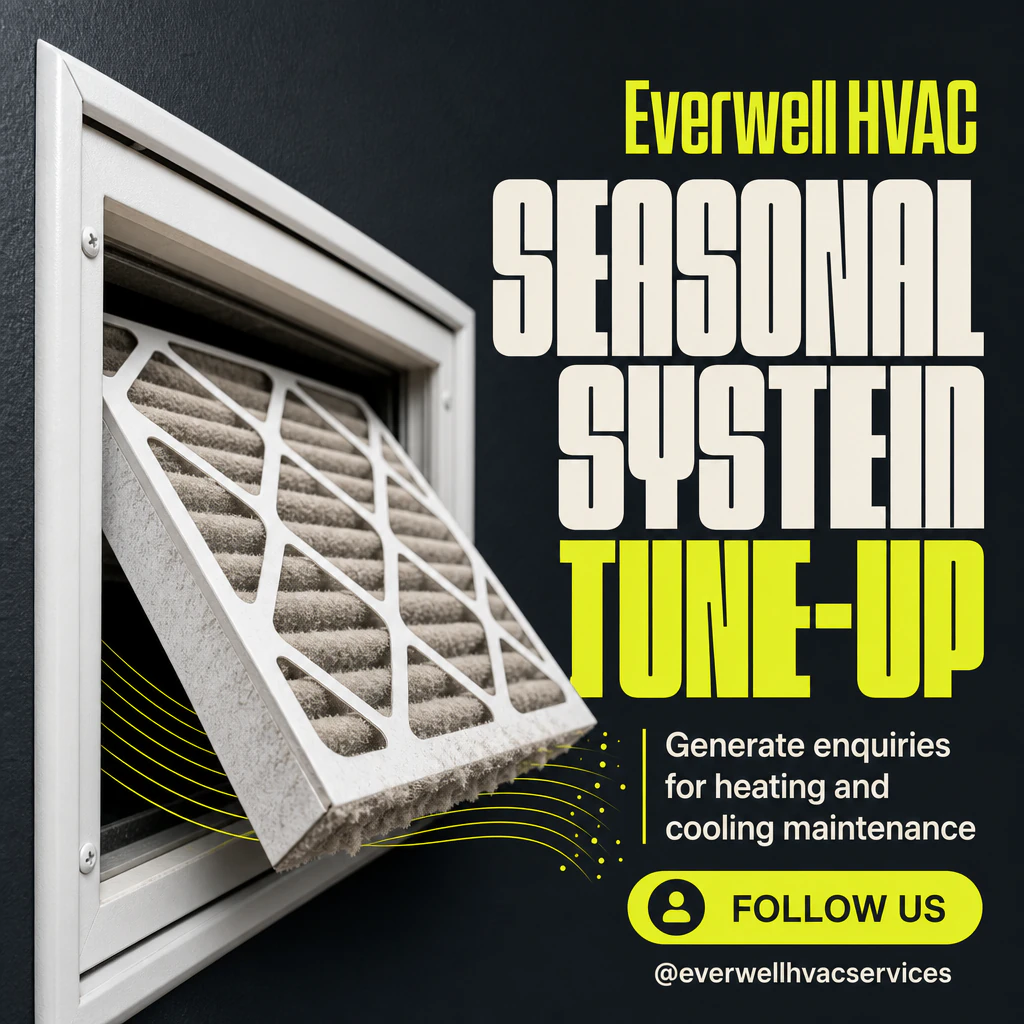 HVAC service social post template