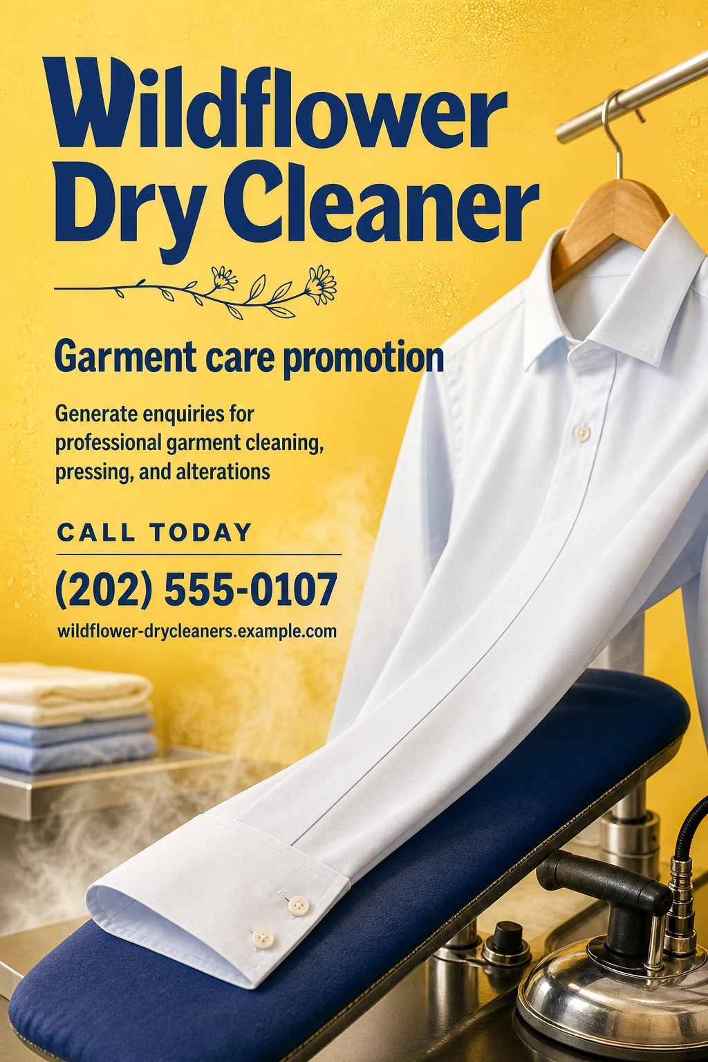 dry cleaner flyer template