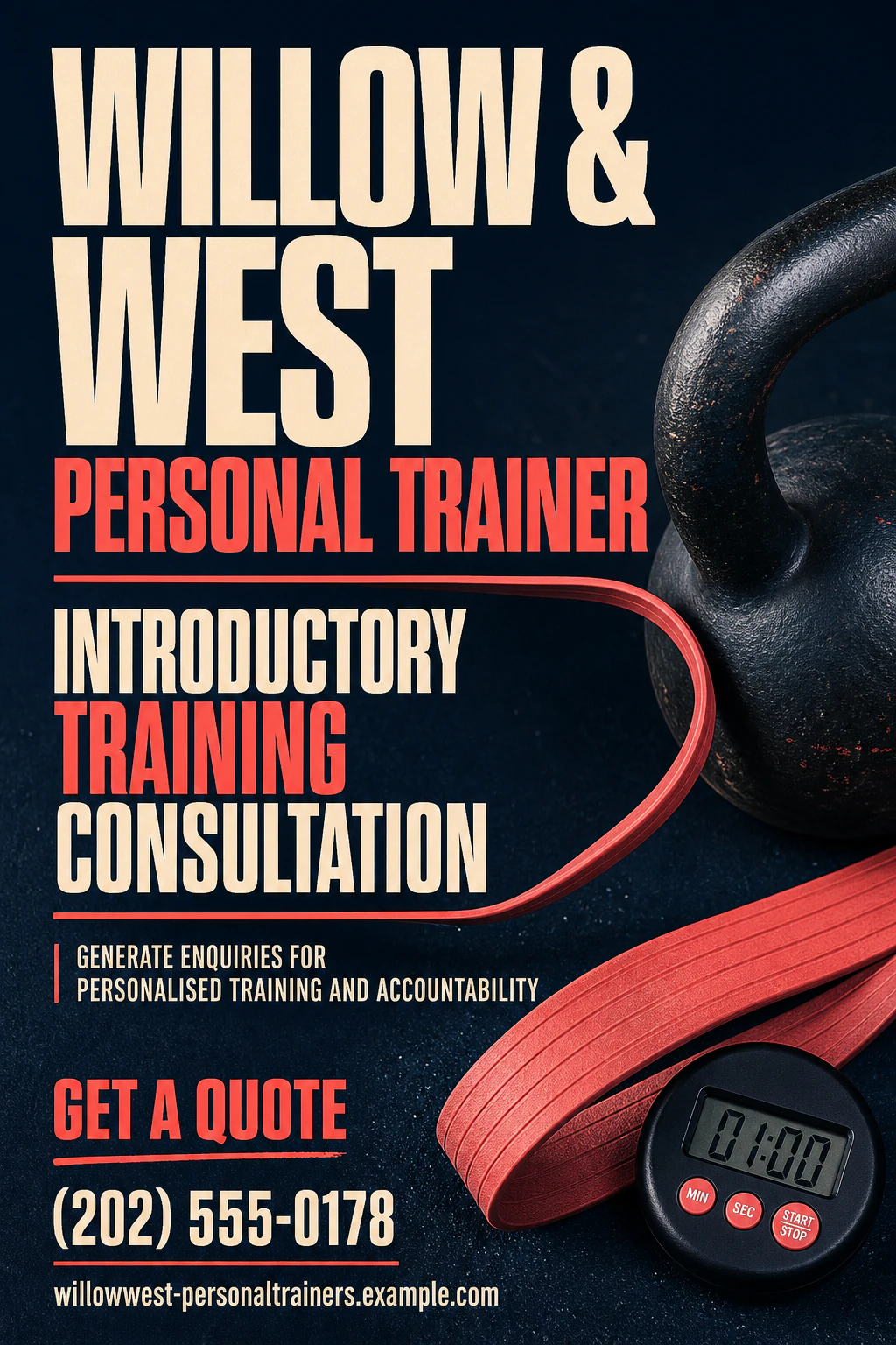 personal trainer flyer template