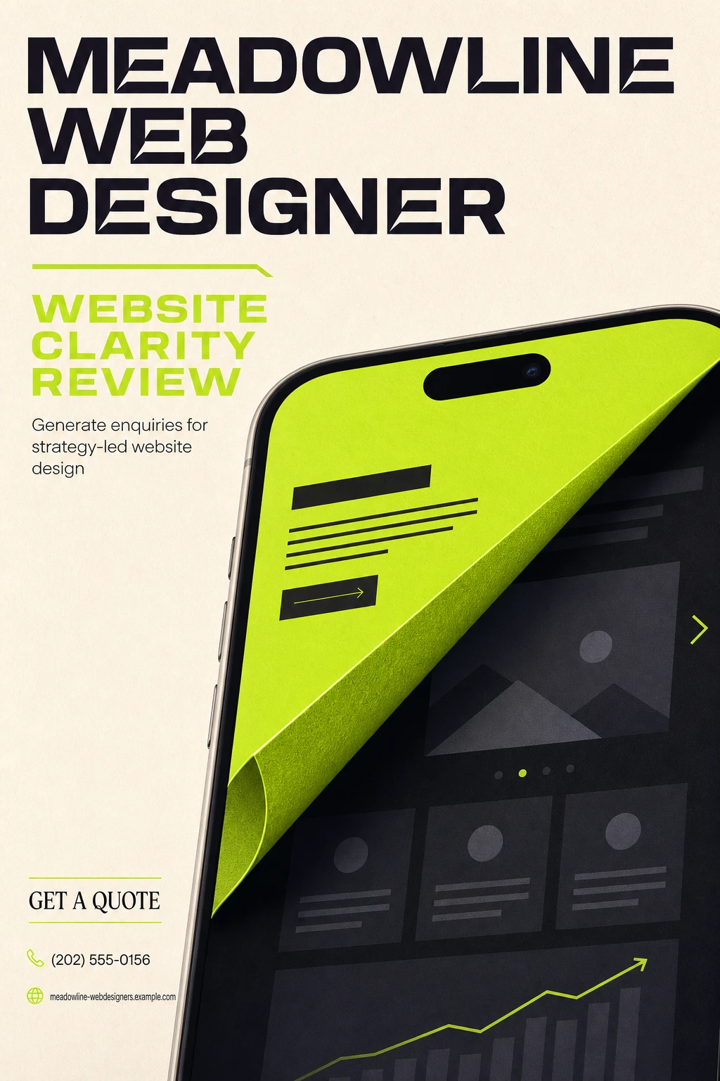 web designer flyer template