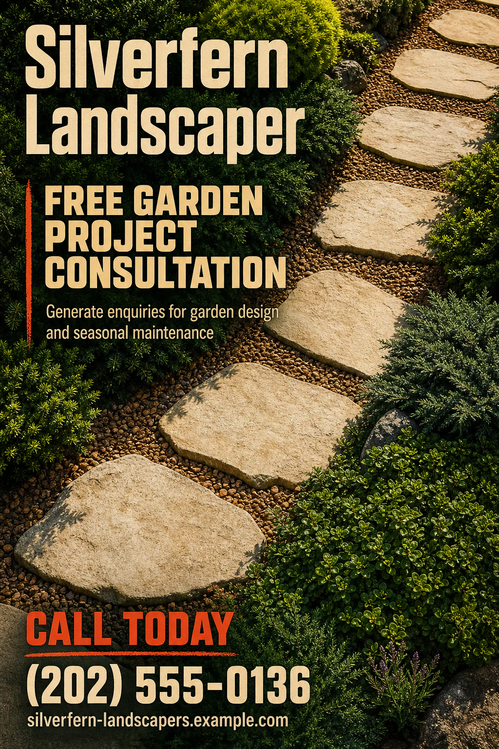 landscaper flyer template